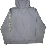 Carhartt Spellout Hoodie - 3XL Gray Cotton Blend