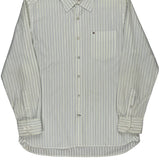 Tommy Hilfiger Striped Shirt - Large White Cotton