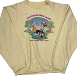 Made In USA Disney Graphic Sweatshirt - XL Yellow Cotton