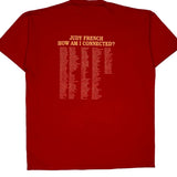 Made In USA Single Stitch Family Reunion Russell Athletic Graphic T-Shirt - XL Red Cotton Blend