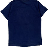 Fruit Of The Loom Single Stitch T-Shirt - Medium Navy Cotton