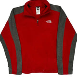Age 16 The North Face Fleece - XL Red Polyester