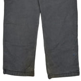 Carhartt Double Knee Carpenter Pants - 34W 32L Gray Cotton