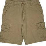 Wrangler Cargo Cargo Shorts - 32W 10L Khaki Cotton