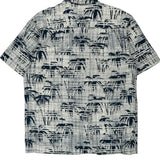 Islan Republic Hawaiian Shirt - Large Blue Cotton Blend