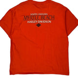 Myrtle Beach Bike Week 2013 Harley Davidson Graphic T-Shirt - XL Orange Cotton