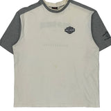 Motorcycles Harley Davidson Graphic T-Shirt - XL Gray Cotton