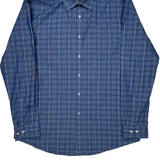 New York Fit Tommy Hilfiger Checked Shirt - XL Blue Cotton