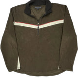 Tommy Hilfiger Striped Fleece - 2XL Red Cotton