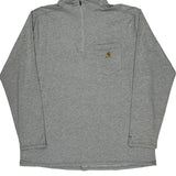 Carhartt 1/4 Zip - XL Grey Cotton