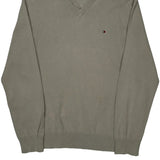 Tommy Hilfiger Jumper - Large Beige Cotton