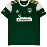 Kitchener Soccer Club Adidas Football Shirt - Medium Green Polyester