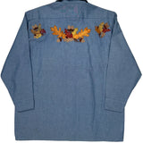 Dickies Shirt - XL Blue Cotton Blend