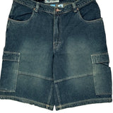 Phys.Sci Denim Shorts - 38W 11L Dark Wash Cotton