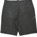 Dickies Chino Shorts - 32W 9L Black Cotton Blend