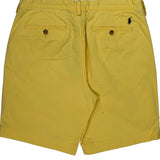 Polo By Ralph Lauren Chino Shorts - 32W 8L Yellow Cotton