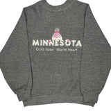 Cold Nose Warm Heart Sportswear Sweatshirt - Medium Grey Polyester Blend
