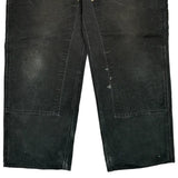 Carhartt Double Knee Carpenter Trousers - 38W 30L Black Cotton