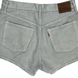 Levis Denim Shorts - 32W UK 12 Light Wash Denim