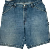 Unbranded Carpenter Shorts - 34W 9L Blue Cotton