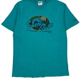 Basketball Tournament Hanes Single Stitch T-Shirt - XL Green Cotton