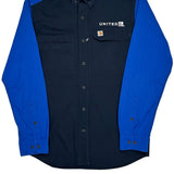 United Carhartt Contrast Stitch Shirt - Small Blue Cotton