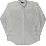 Chaps Ralph Lauren Shirt - Large White Cotton