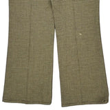 Lee Checked Trousers - 37W 31L Brown Cotton