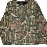 Mossy Oak Long Sleeve T-Shirt - 2XL Brown Cotton Blend