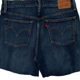 501 Levis Denim Shorts - 32W 8L Dark Wash Cotton