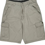 Wrangler Cargo Shorts - 30W 10L Beige Cotton
