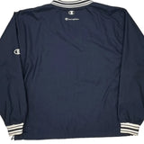 Vintage Champion Windbreaker - Large Navy Nylon