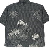 Jamaica Jaxx Floral Hawaiian Shirt - 2XL Grey Silk