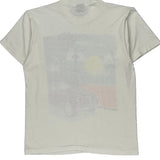 Screen Stars Cartoon T-Shirt - Large White Cotton Blend
