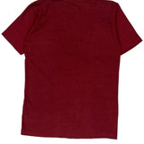 Signal Sports Single Stitch T-Shirt - Large Red Cotton Blend