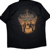 Barrel House Saloon Dickies Short Sleeve Shirt - 2XL Black Polyester Blend