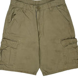 Wrangler Cargo Shorts - 32W 10L Khaki Cotton