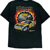 Dewalt Racing Hanes Nascar T-Shirt - Medium Black Cotton