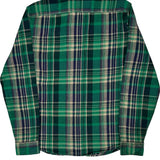 Levis Checked Flannel Shirt - Large Green Cotton