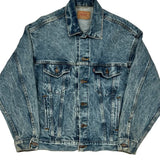 Vintage Levis Denim Jacket - Small Acid Wash Cotton