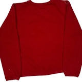 Nike Long Sleeve T-Shirt - Small Red Cotton