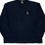 Ralph Lauren Sweatshirt - Large Navy Cotton