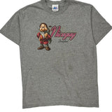 Made In USa Grumpy Disney Cartoon T-Shirt - Large Grey Cotton