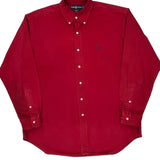 Blake Ralph Lauren Shirt - Large Red Cotton