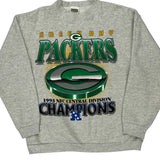 Vintage Made In USa Green Bay Packers Tultex Nfl Sweatshirt - Large Grey Cotton Blend