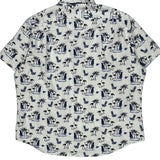 Ralph Lauren Hawaiian Shirt - 2XL Blue Cotton