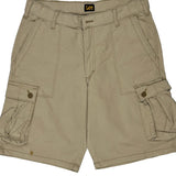 Lee Cargo Shorts - 32W 9L Beige Cotton