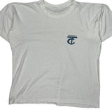 Small Logo Unbranded T-Shirt - Large White Cotton