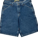 Lee Denim Shorts - 34W 10L Blue Denim