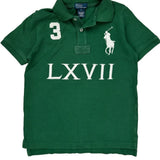 Age 7 Polo By Ralph Lauren Polo Shirt - Small Green Cotton
